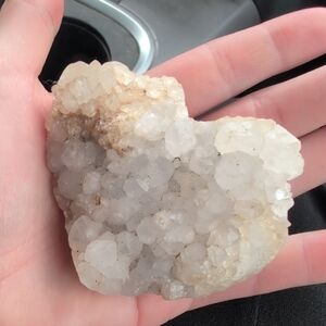 Apophyllite Cluster Druzy Heart